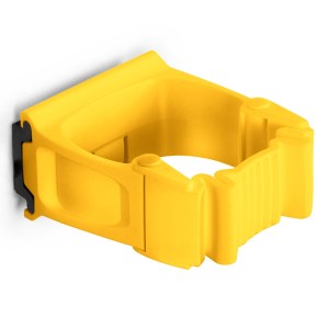 Vikan Toolflex One Holder TF2-7 Yellow - 2-Pack with Wall Adapter for Efficient Tool Organization
